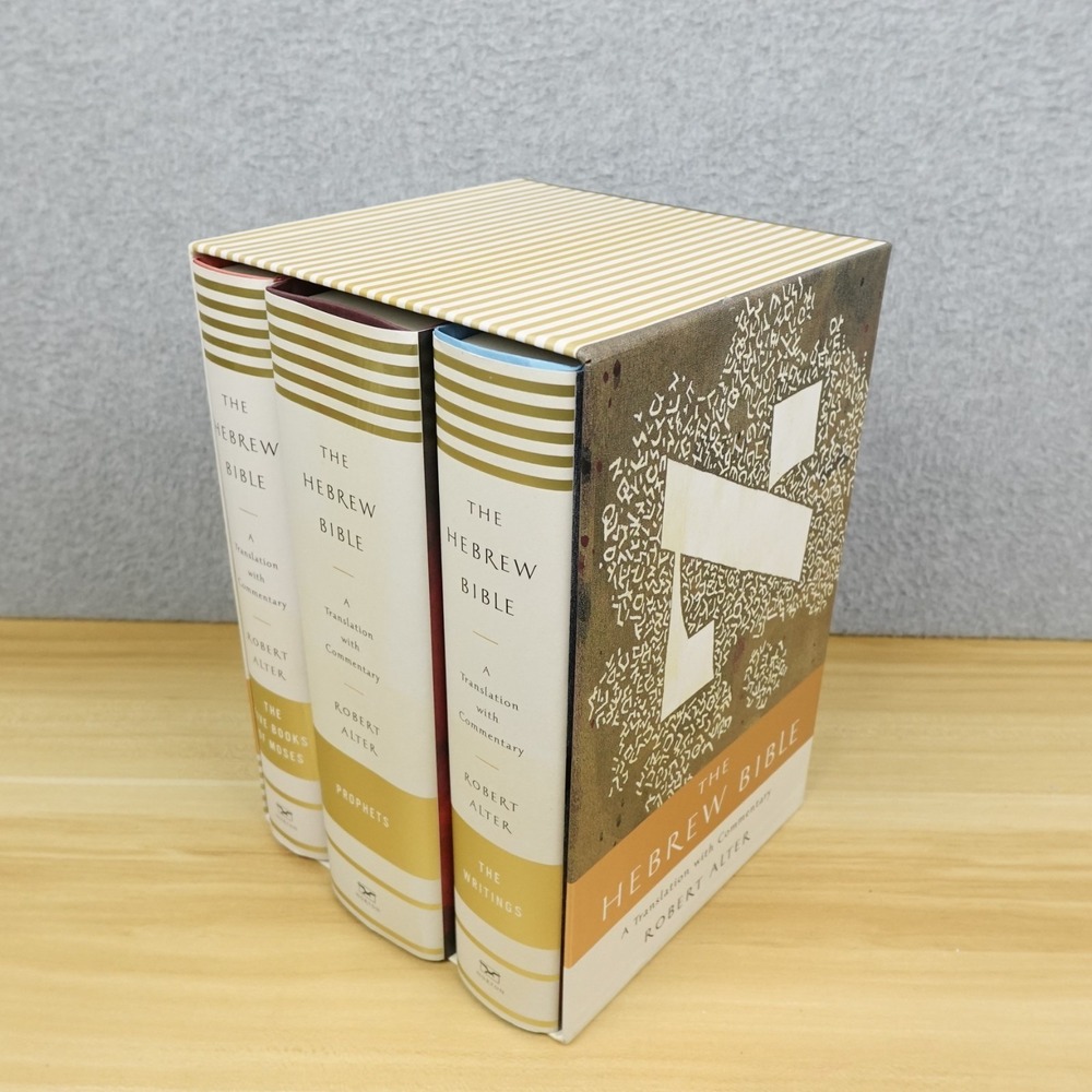 The Hebrew Bible A Translation With Commentary Robert Alter 2019 3 Volumes HC DJ